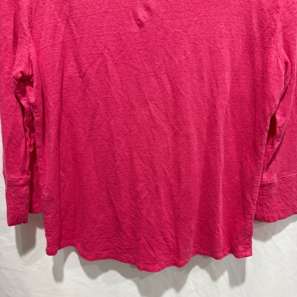 J McLaughlin Bold Linen Button Front Shirt Lightweight Long Sleeve Blouse Luxury - Picture 8 of 9